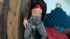 MilfyCalla: Homewear twerk tease - goyangan pantat montok & getaran tanpa celana dalam