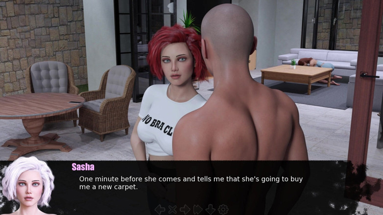 3D Cartoon Porn: Adorado pelo Diabo 13 - Sasha mostra corpo nu completo e Hannah...
