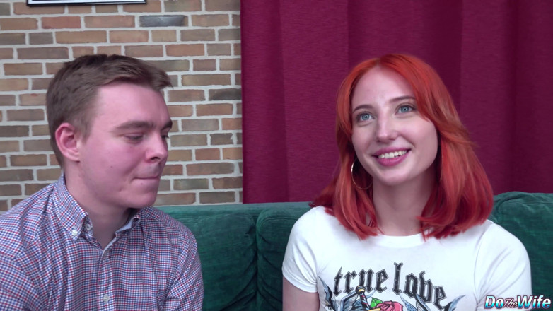 Porn Gutter: Redheaded Wife Emma Korti Gets Anally Creampied as Husband Watches