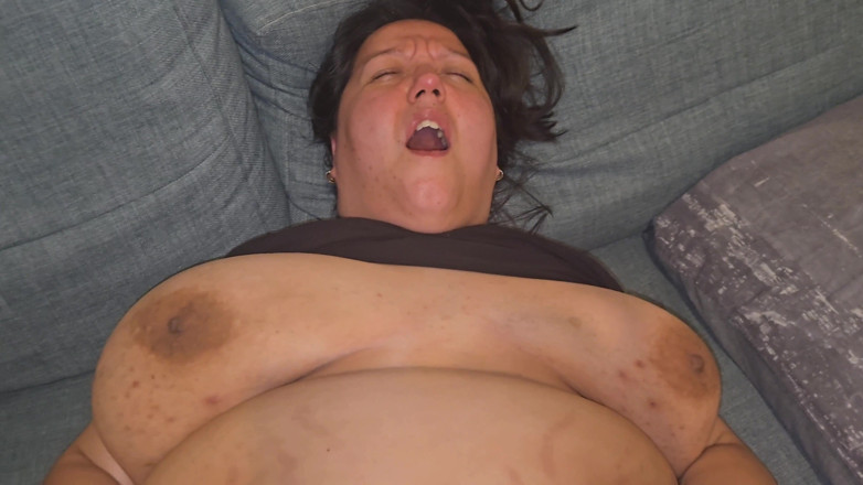 Real homemade BBW BBC porn: BBC Pounding My Hairy Indian Pussy Cumming All Over My...