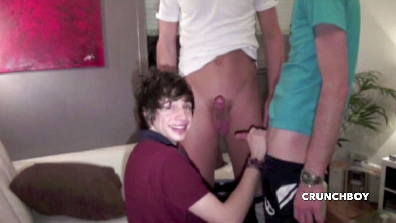 FRENCH AMATORS SEXTAPES: Sexy twink zum faustfick von 2 tops gefickt