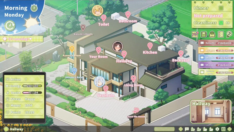 NSFWOtaku: เกมเฮนไต - ฉากคาวเกิร์ลป่าของ Kasumi และชักว่าวลื่นของ Ayano - แอนิเมชั่นเล่นเกมเฮนไต