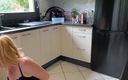 Stella_stella22: Blonde MILF Blowjob Closeup And Fuck In Her Kitchen