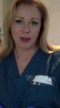Latex Glove JOI in the Dental Chair Naughty Nurse POV