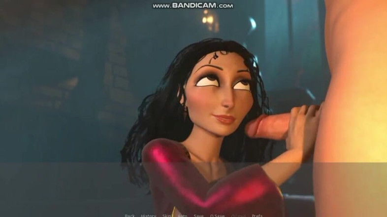 Divide XXX: Ibu NSFW 3D memuaskan Ibu Gothel
