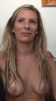 Casting couch of a pretty nice titted amateur french blonde fist fucked and analyzed