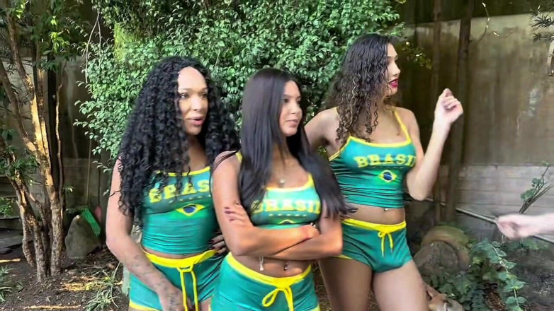 Isa Oliveira: 6 Trans and 1 Pussy, a Delicious Gang, Lots of Intense...