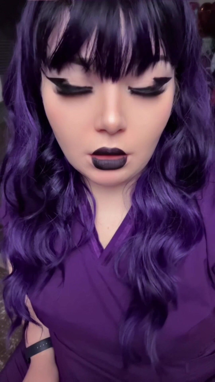 Lexxi Blakk: Caught the Fat Goth Nurse Masturbating