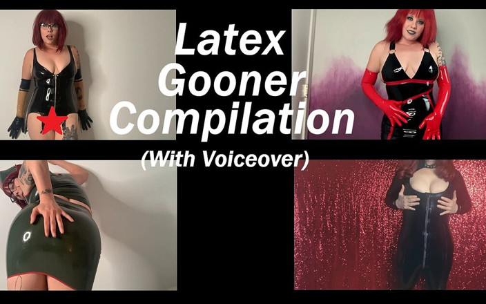 Deanna deadly: Goon and Jerk for Deanna in Latex Nonstop