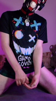 Playful Pup Jerks and Cums in Every Pose