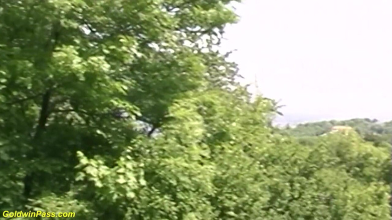 Goldwin pass: Extreme horny german couple loves wild outdoor anal sex