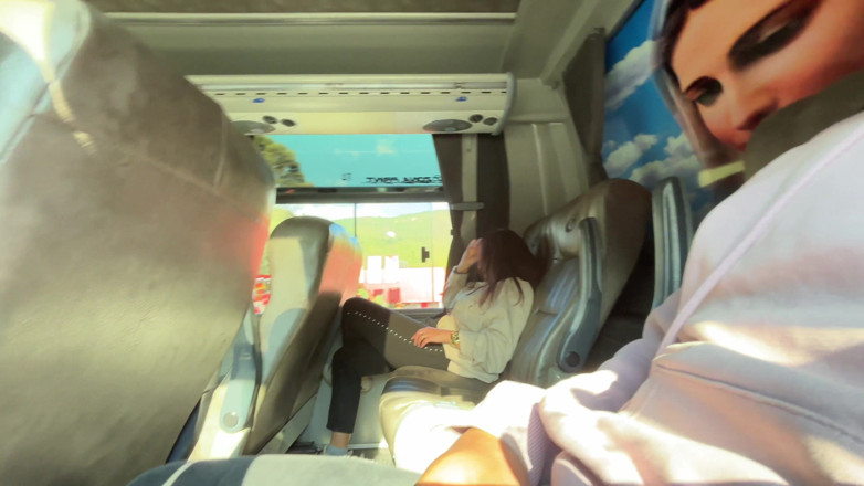 cxlila: Bus Adventure: I Show My Cock to a Sexy Cutie...