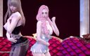 3D-Hentai Games: [MMD] chaness - seSese 性感热辣的脱衣舞 Ahri seraphine 英雄联盟 KDA 无码成人动漫