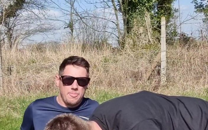 Gay naughty welsh: Jebanie mojego chav przyrodniego brata oklep na zewnątrz w lesie