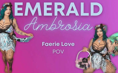 Blush Erotica VR: Fantasia de fada peituda Emerald Ambrosia Blush Erotica Bevr