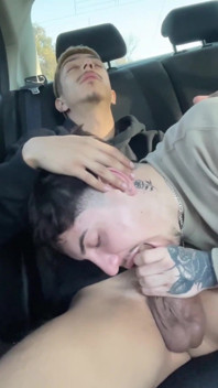Head road, lutschender twink, trocken gelutscht!