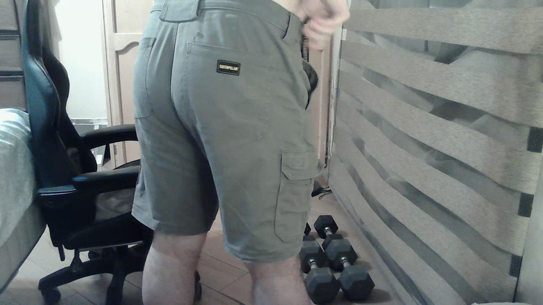 Himbo_Fox: Agachamentos musculosos de garanhão sem roupa íntima