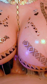 Asmr From Body Art Model! Golden Tits Episode 4 - Lilykoti