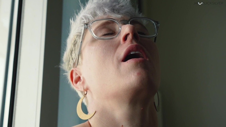 Jaq Quicksilver: Nonbinary Babe Jaq Quicksilver Seduces You with Hard Wood Strapless...