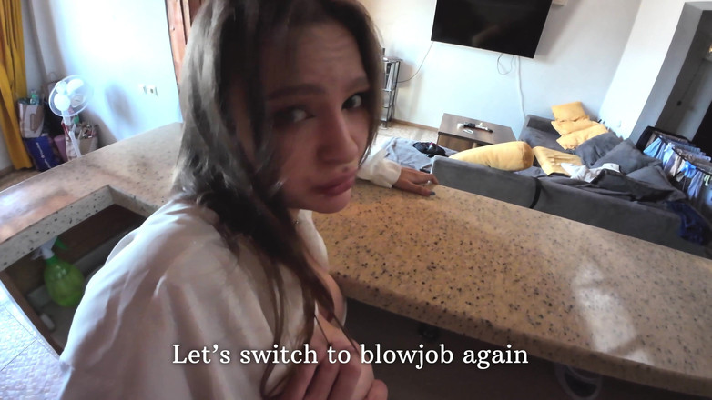 Alexa Poshspicy: POV: 義理の妹は私に中に入るなと頼みましたが、私は反対できませんでした。