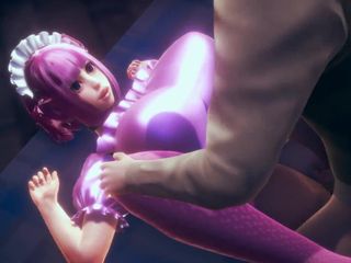 GameslooperSex: Kokoro, femme de ménage baisée - animation