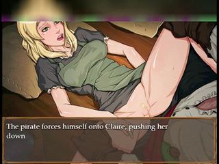 3DXXXTEEN2 Cartoon: Claires prövning i fort amberley. 3D-porr, tecknad sex