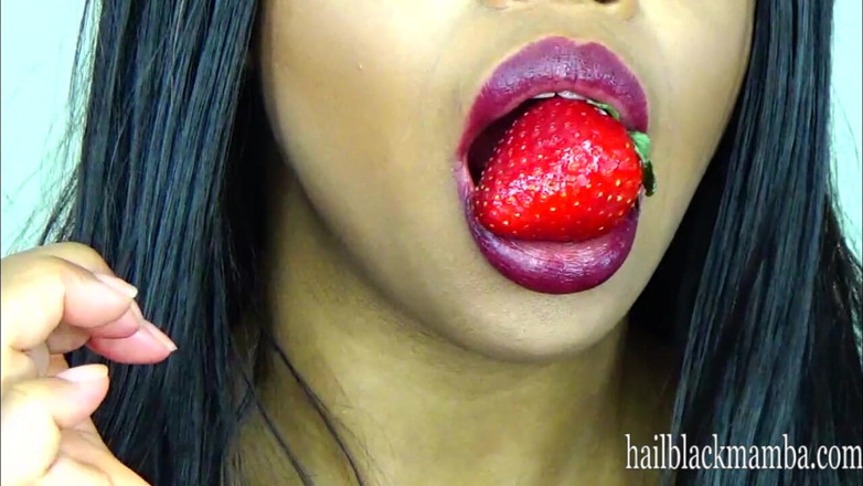 VeryCruelAspen: Queen Black Mamba: Strawberry Tease 720p