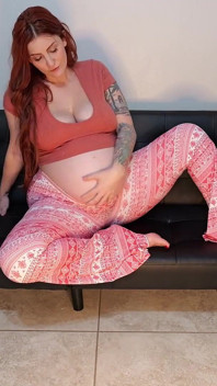 30 Weeks Pregnant Panty Tease