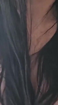 Beautiful Big Titty Dark Haired Girlfriend Gets Pounded While Being on Top