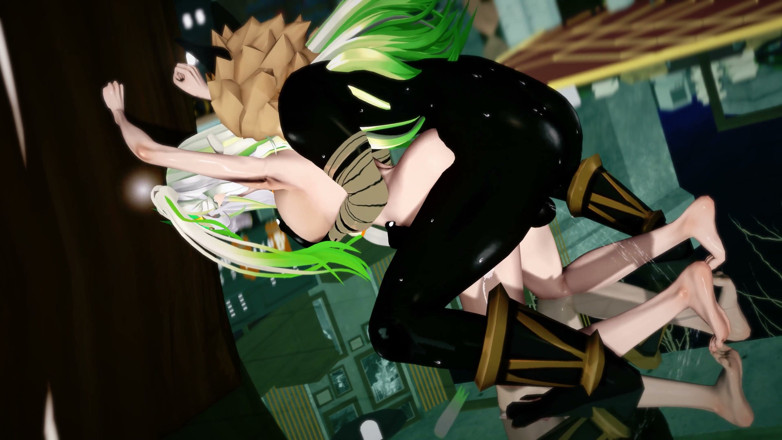 NSFWOtaku: Genshin Impact - Dendro Archon Rukkhadevata X Hilichurl Sex - 3D Hentai Animations