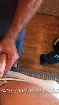 Daddy and Boy Bareback, Play with Toys and Cuddle