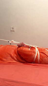 Miriam Bound and Tickled in Onesie