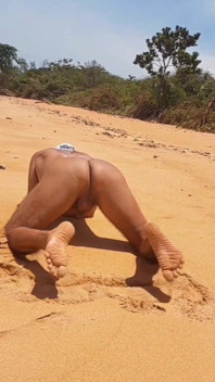 Ladysilva Hot Ass Femboy on the Beach