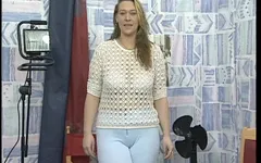 Mollige Sandy sucht einen Mann - 胖乎乎的桑迪正在寻找一个男人