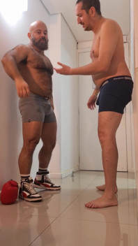 Naughtybearbr - cabaran pancutan badan berat
