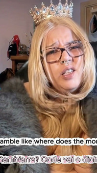 Diamonds on My Lips Bunda Fatal in Your Face - Come Chainsmoke with the BBW Brazilian MILF Goddess