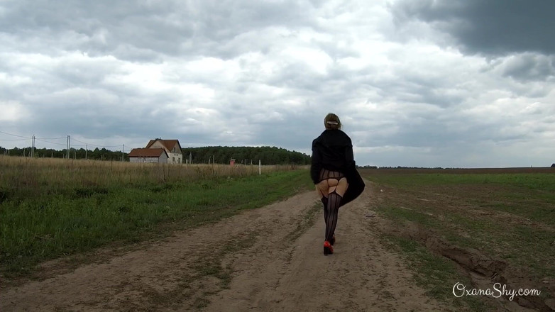 MILF Oxana: Horny slutty hitchhiker