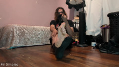 Mr Dimples: 운동 후 발과 엉덩이 JOI!