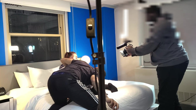 Digital climaxxx: Behind the Scenes Naughty College Girl Gets Creampie by Step...