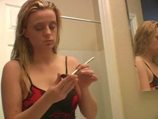 Solo Austria: Makeup fetish by blonde beauty