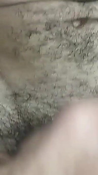 Hairy Cumshot with a Lot of Cock Smell
