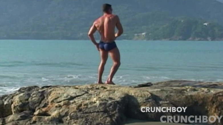 Gaybareback: セクシーなラテン系の少年二人がビーチで裸でセックス for Fun Exhib