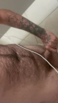 Stroking in the Bathroom