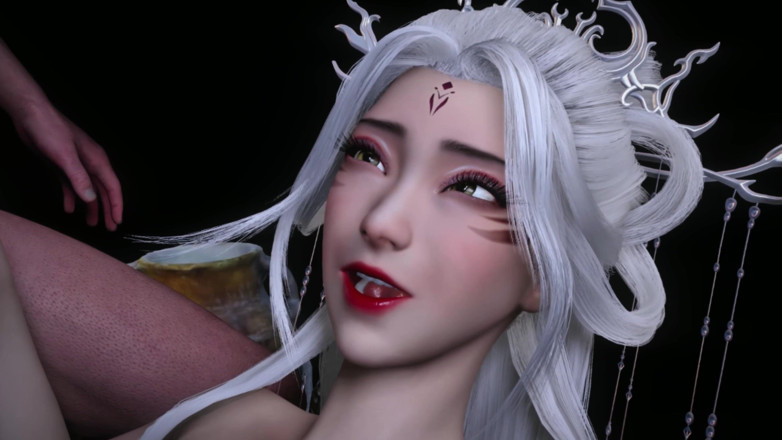 Why fuck so hard: 3d tetona modelo de cosplay tiene su primer gangbang anal