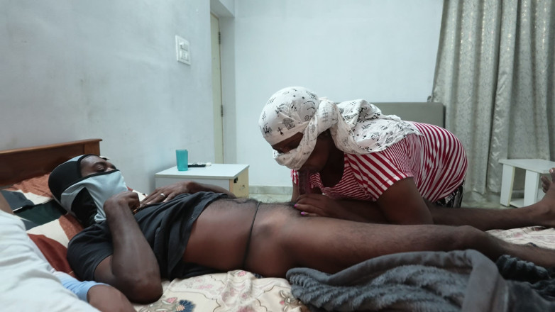 Tamilmalkova2: Care Taker Aunty Threesome