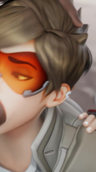 Tracer & Kiriko - Big Black Cock Sloppy Blowjob & Cowgirl 3D Animation