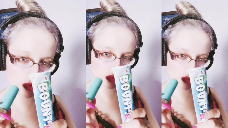 FinDom Goaldigger: Comida de chocolate dulce Asmr - Asmr, Anteojos, Giganta, Lápiz labial,...