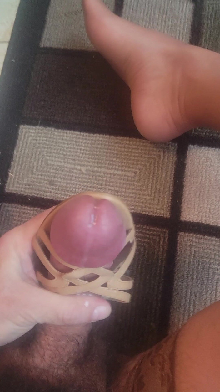 Feet Lover: на каблуках и нейлоне и кончаю на каблук