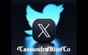 Cassandra Blue: 手淫白色内裤 - 2