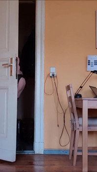 Horny Christiane Presents Caged Clit and Plugged Fuckhole